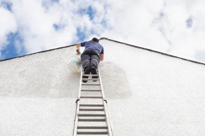 Peinture extérieure à la Bachellerie — façades et ravalement